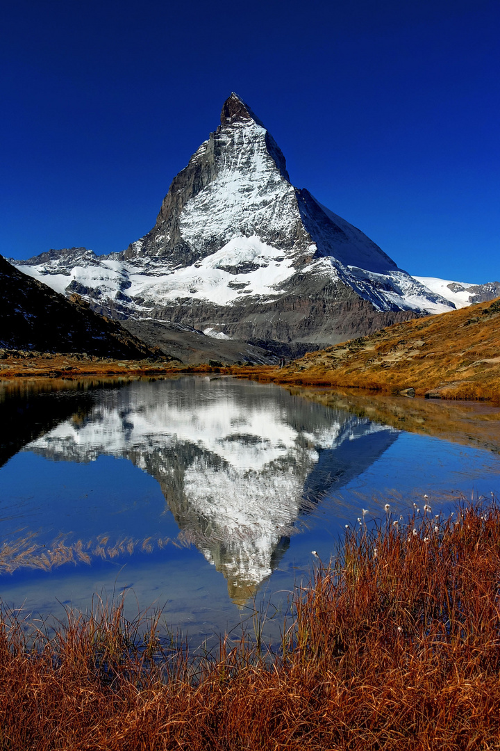 Matterhorn im Riffelsee