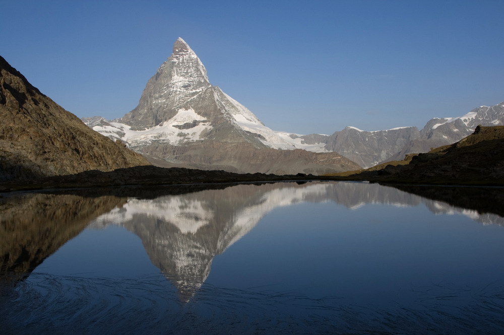 Matterhorn im Riffelsee