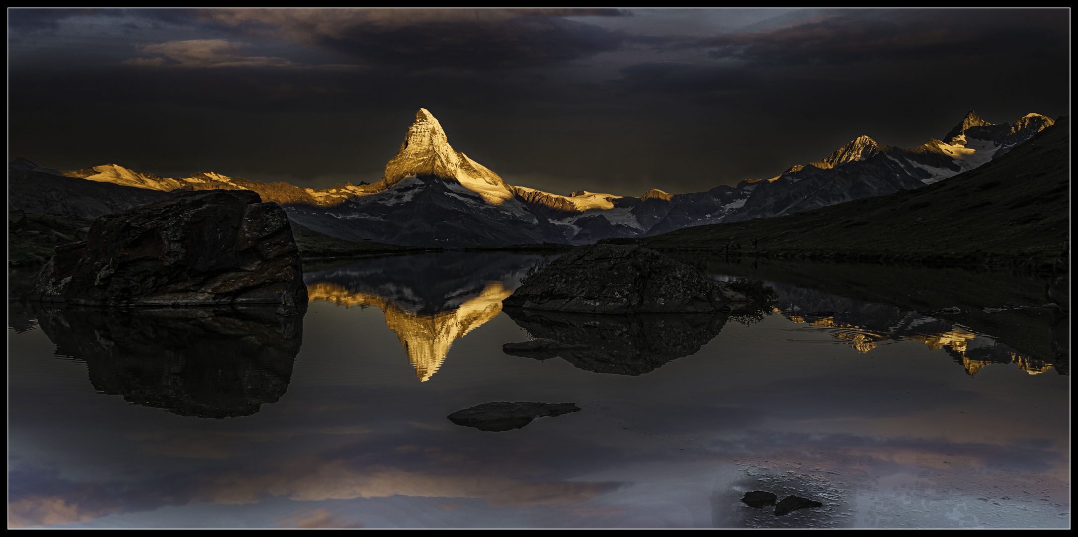 Matterhorn im Stellisee 2