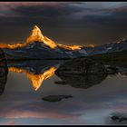 Matterhorn im Stellisee 2