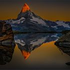Matterhorn im Stellisee 