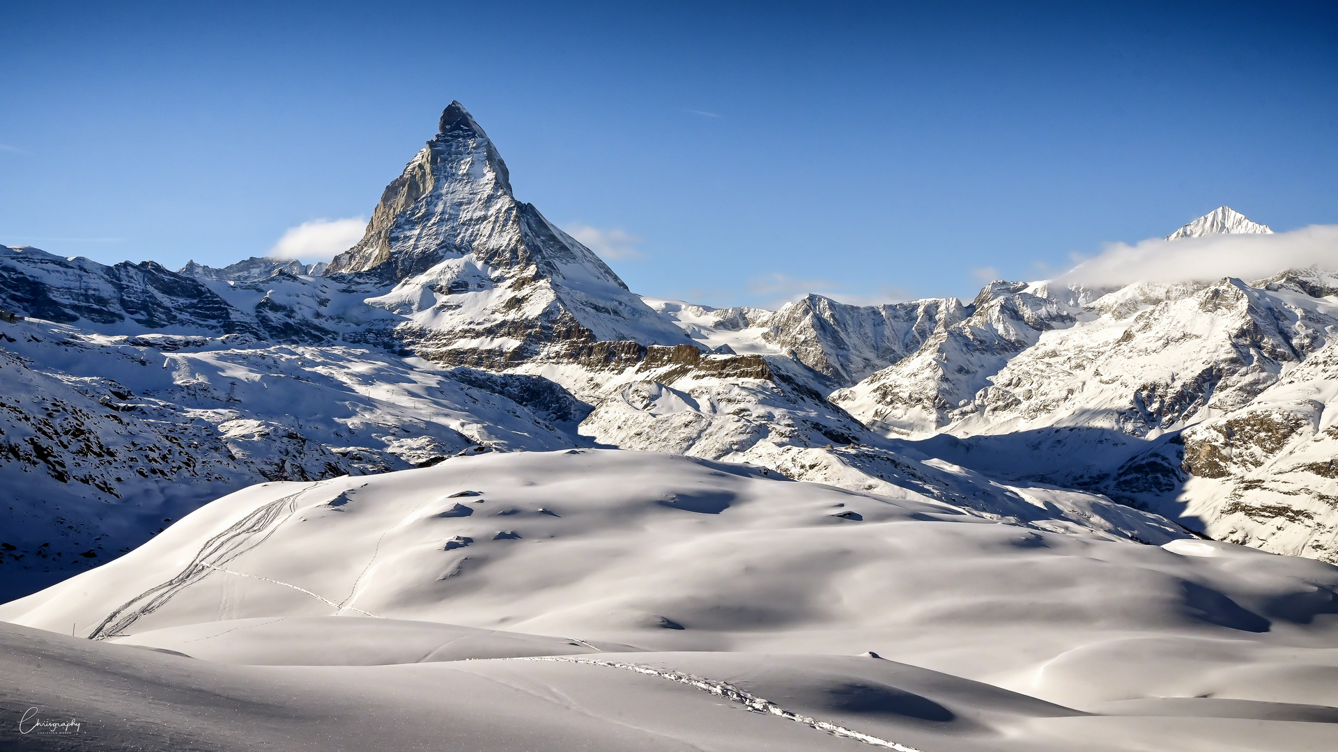 Matterhorn im Winter