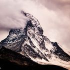 Matterhorn in den Wolken