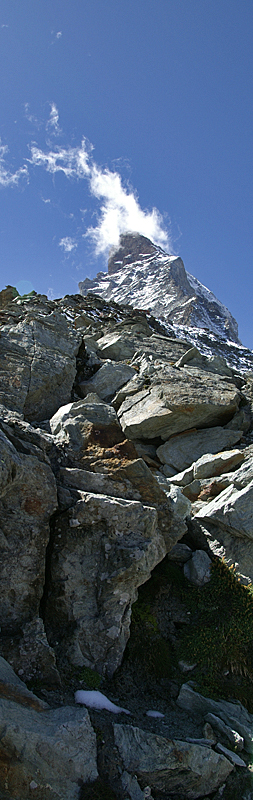 Matterhorn kurz vor Eruption? (Schwarzsee Paradise, CH)