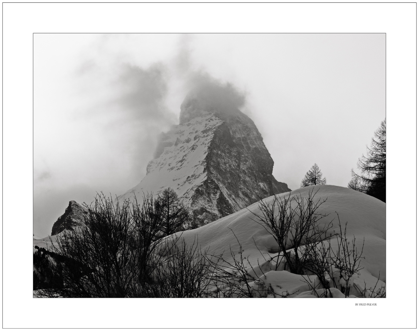 Matterhorn, leicht umnebelt ...