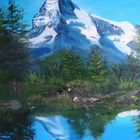 "Matterhorn mit Gridjisee"