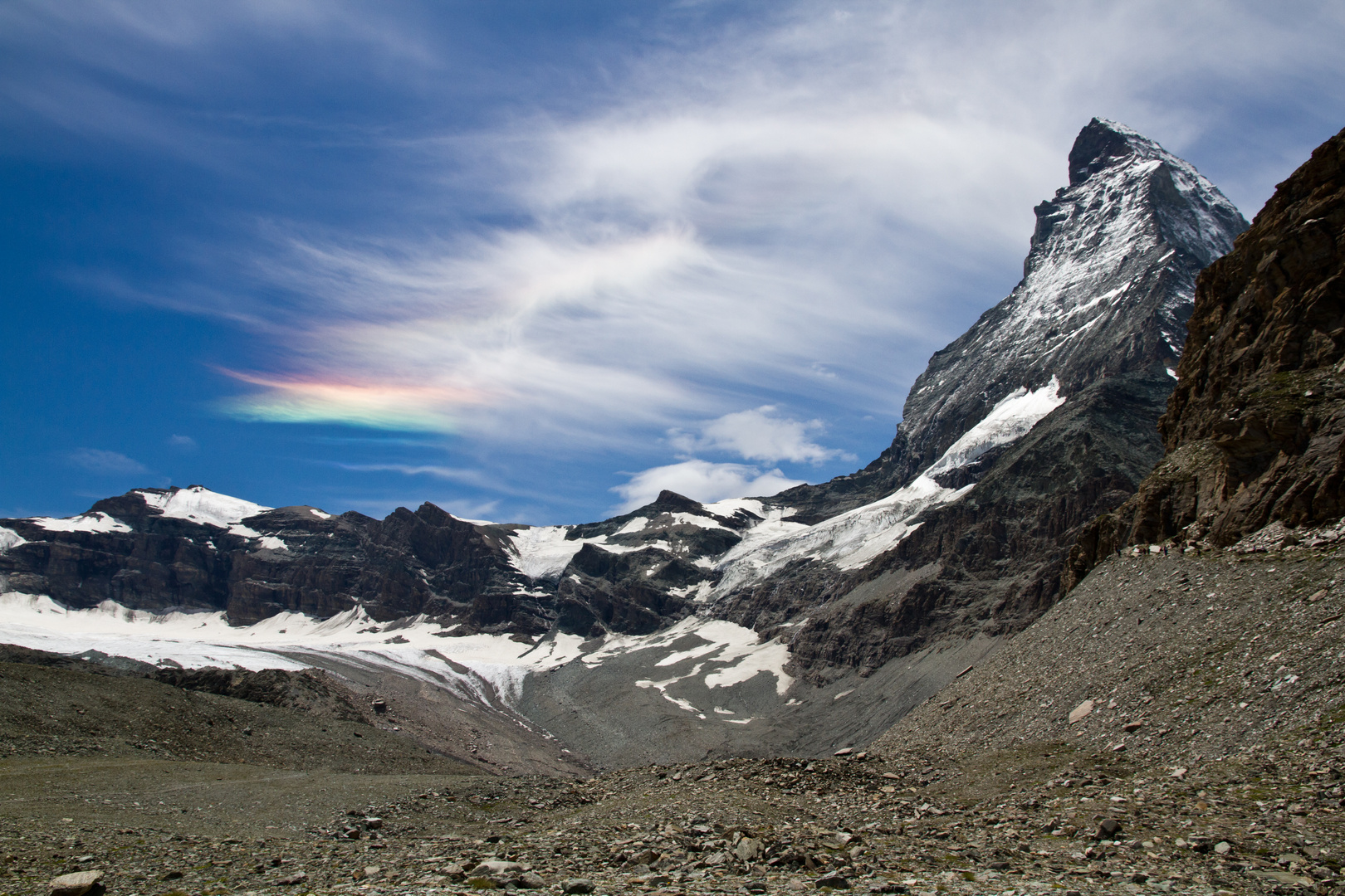 Matterhorn mit "Regenbogen"