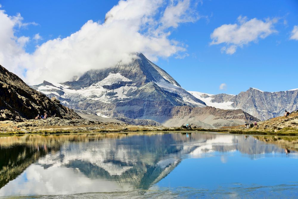  Matterhorn mit Riffelsee