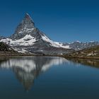 Matterhorn mit Riffelsee - Spiegelung