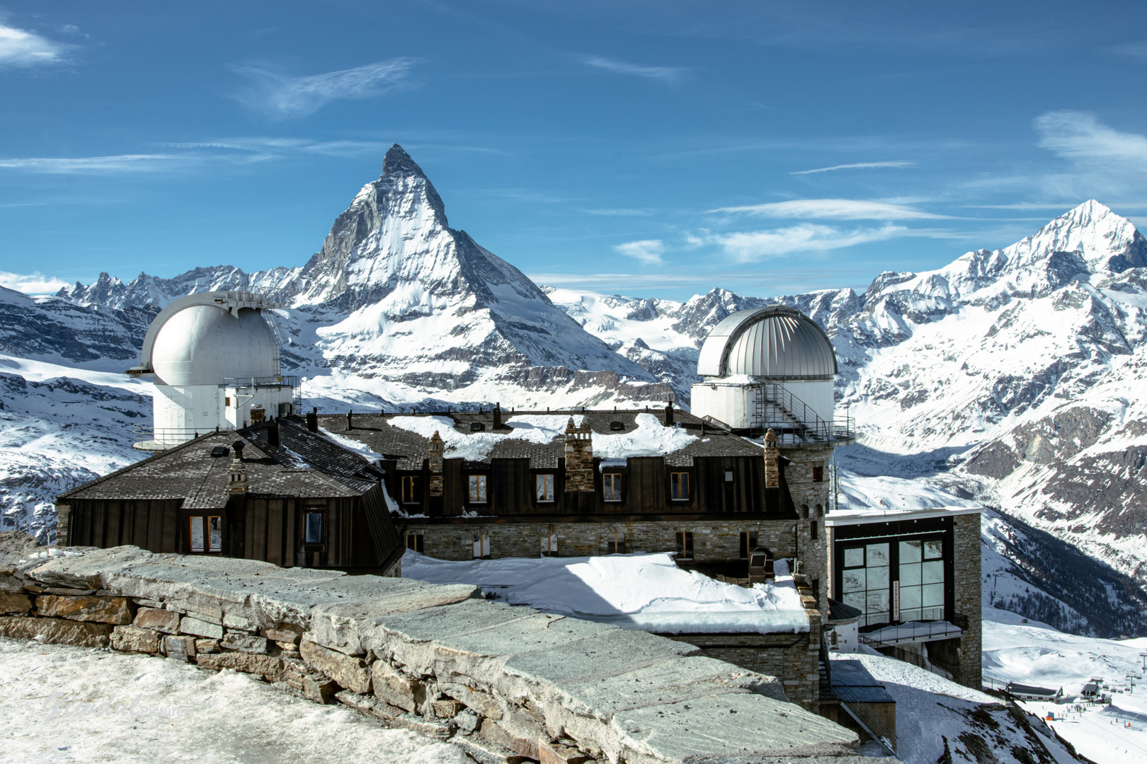 Matterhorn mit Sternwarte