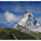 Matterhorn mit Wolken