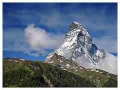 Matterhorn mit Wolken