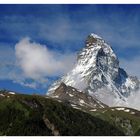 Matterhorn mit Wolken