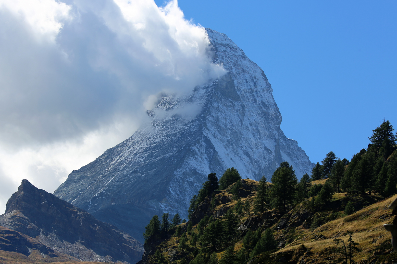 Matterhorn  mit Wolkengarnitur !