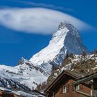 Matterhorn mit Wolkenkappe