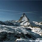 Matterhorn mit Wolkenkreuz