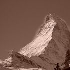 Matterhorn sepia - so ähnlich sah's wohl früher auch aus...