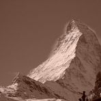 Matterhorn sepia - so ähnlich sah's wohl früher auch aus...