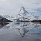 Matterhorn-Spiegelung am Stellisee