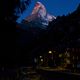 Matterhorn ber Zermatt am frhen Morgen