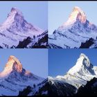 Matterhorn um 6:56, 7:03, 7:04, 7:44