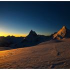 Matterhorn und Dent d'Herens