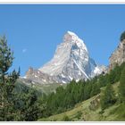 Matterhorn und ein bisschen Mond