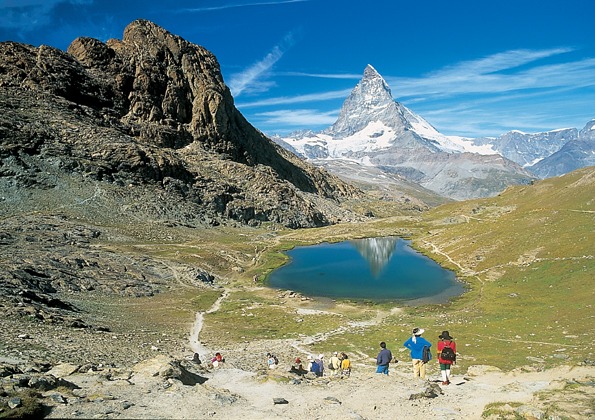 Matterhorn und Riffelsee