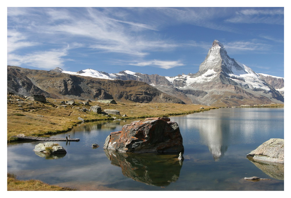 Matterhorn und Stellisee