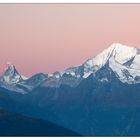 Matterhorn und Weisshorn