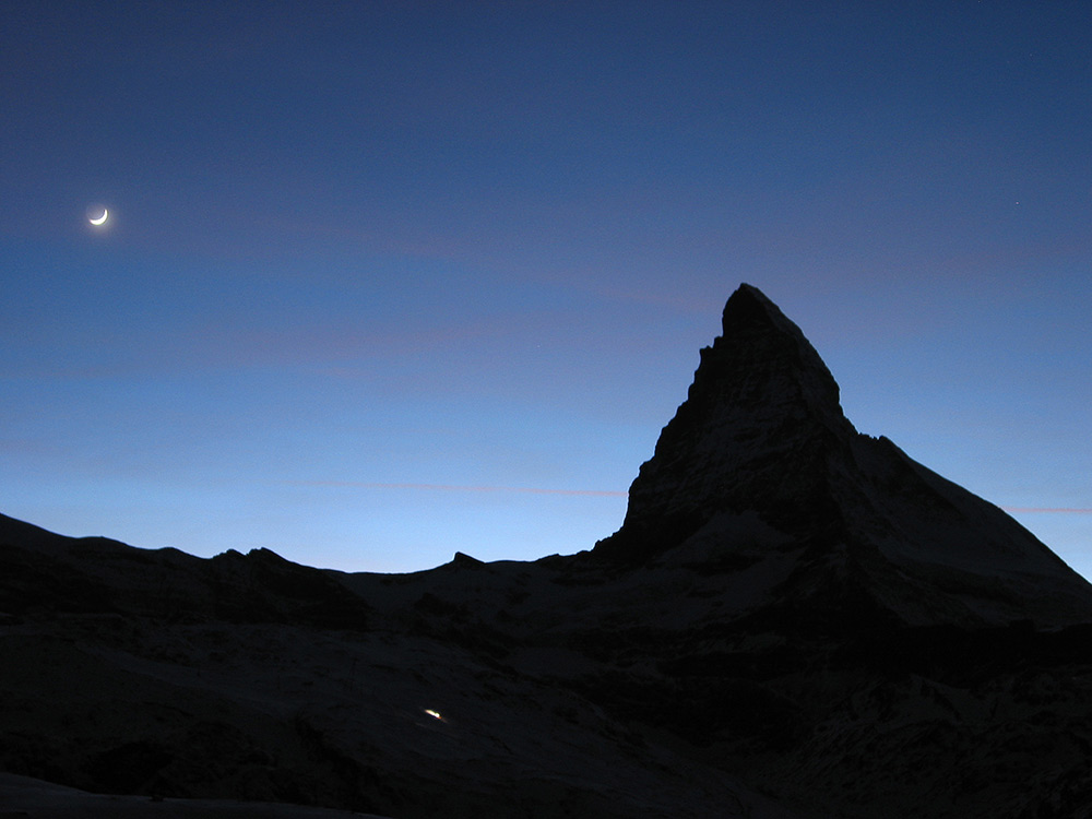 Matterhorn vom Hotel Riffelberg aufgenommen