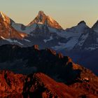 Matterhorn vom Illhorn aus betrachtet