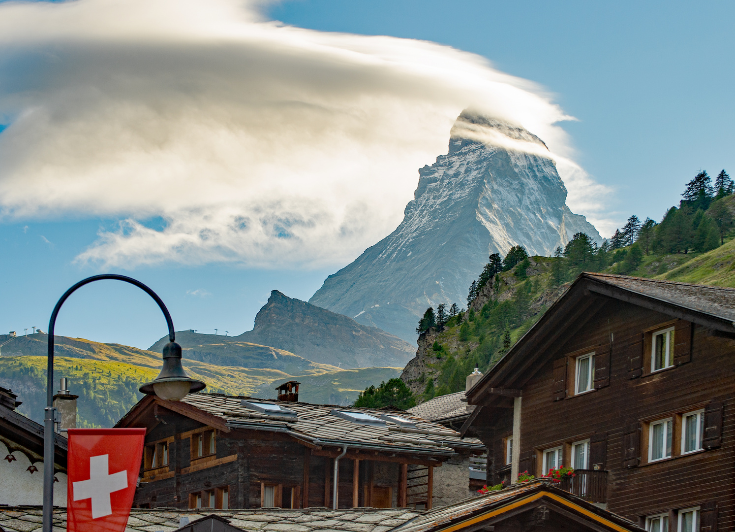 Matterhorn vor Zermatt  