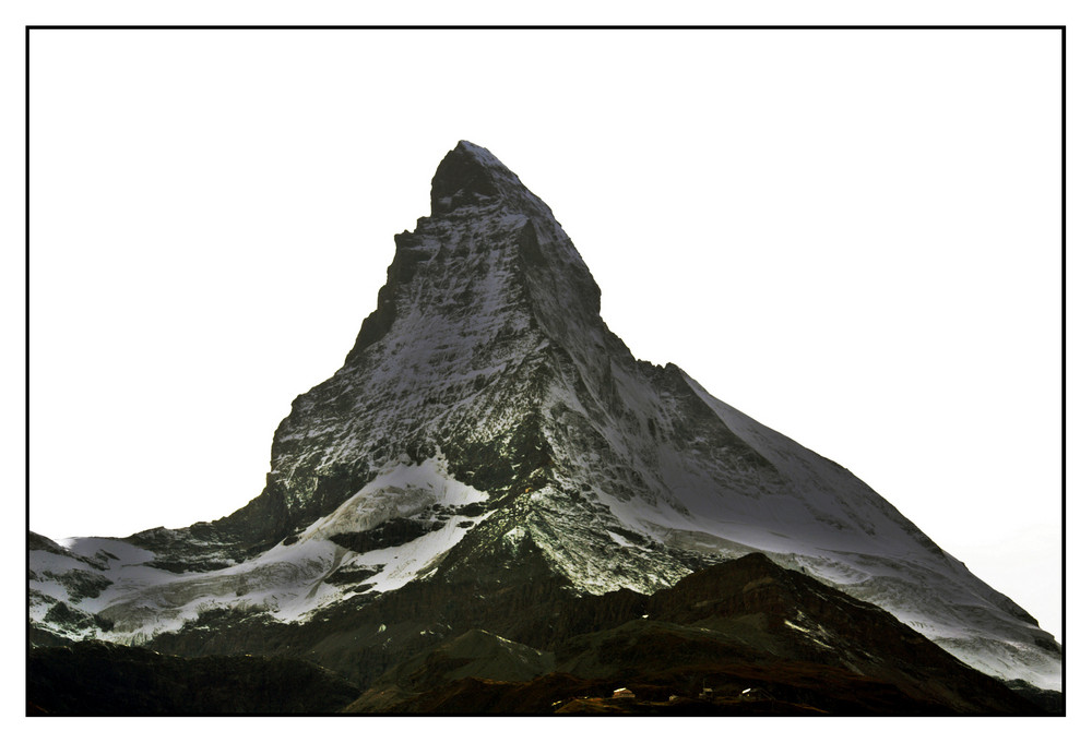 Matterhorn weiß-grau