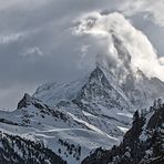 Matterhorn Wolken-Krimi