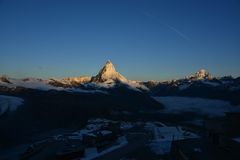 Matterhorn Zeitraffer Sonnenaufgang (Zeitraffer-Link)