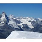 Matterhorn zu unseren Füßen...