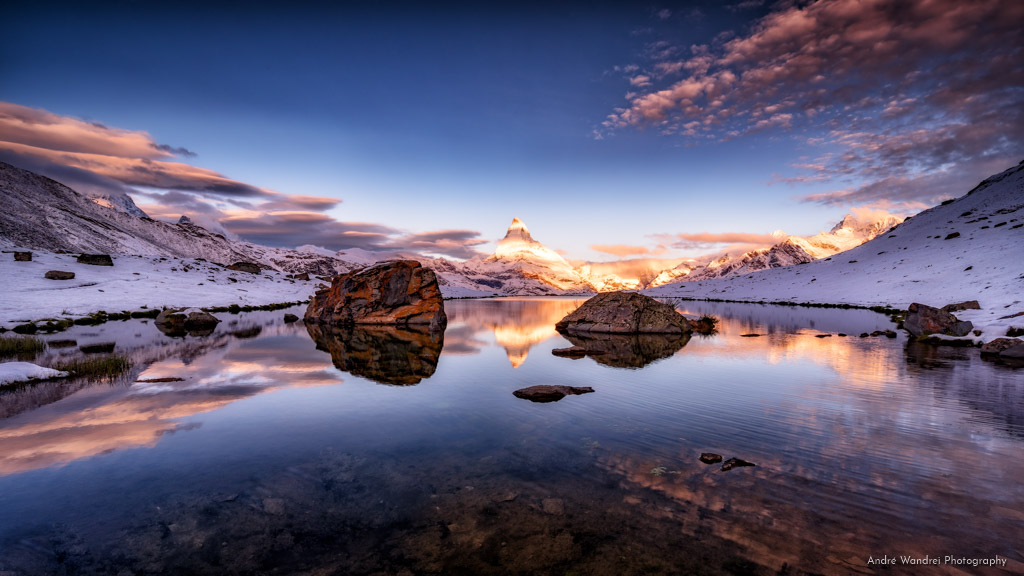 Matterhorn zum Sonnenaufgang