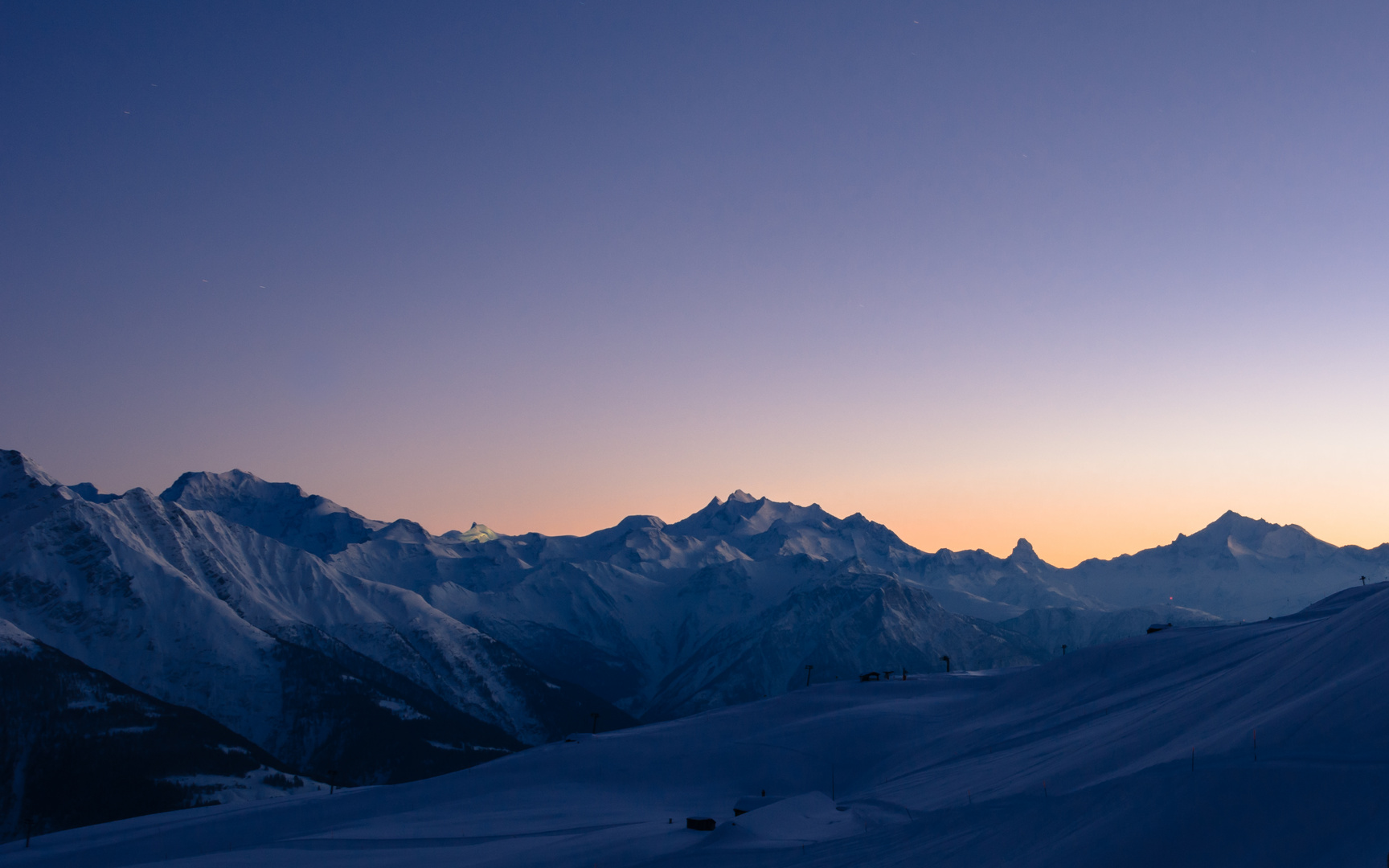 Matterhorn zur blauen Stunde