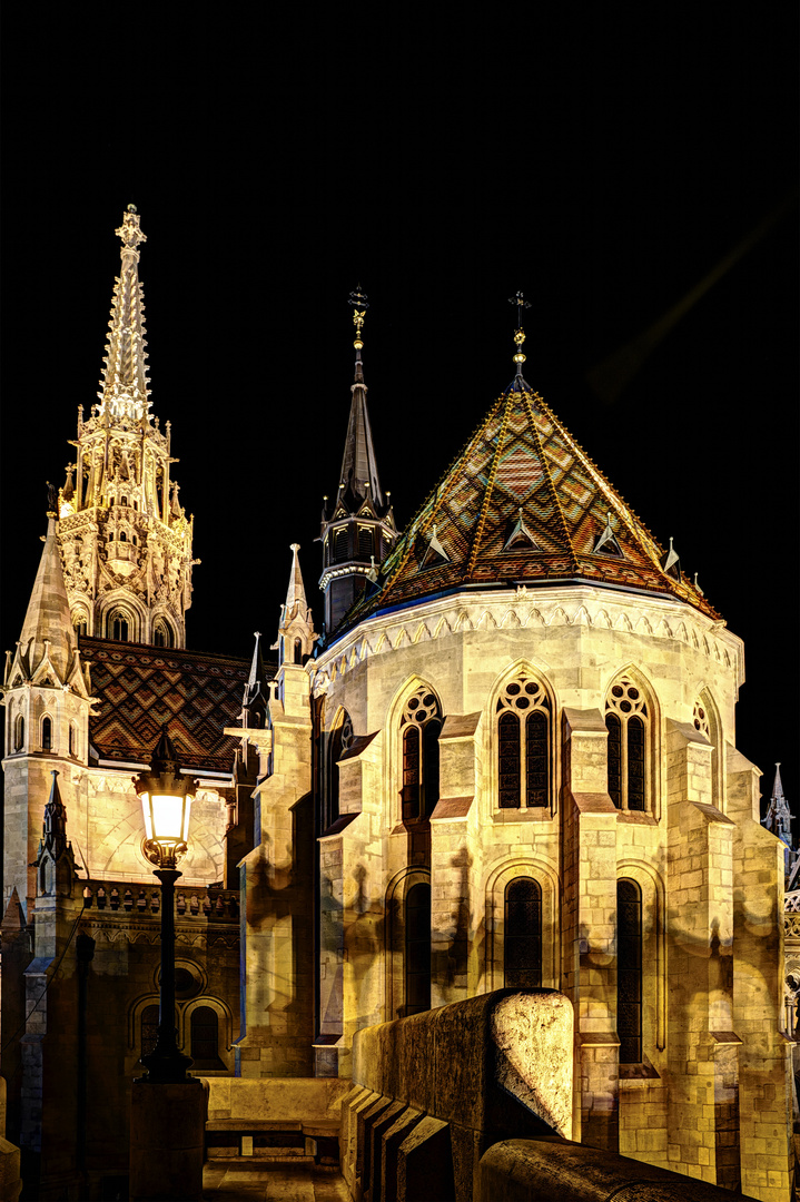 Matthias Church at Night