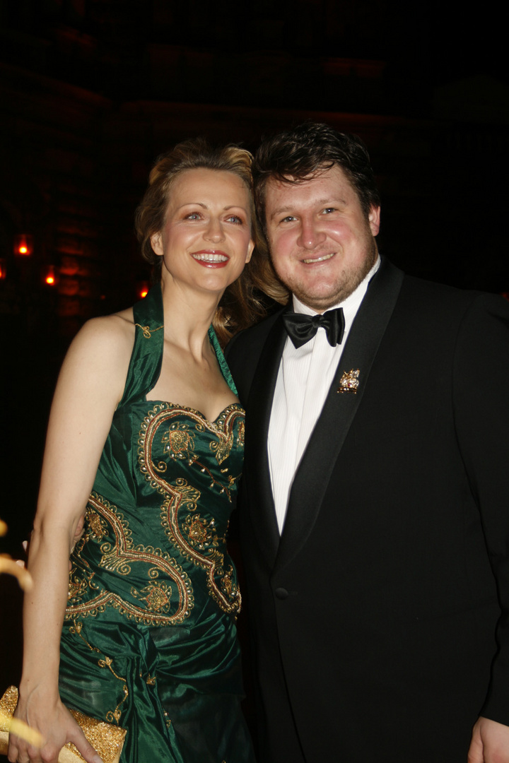 Matthias Steiner mit seiner Frau