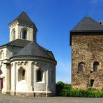 Matthiaskapelle und Oberburg in Kobern-Gondorf / Mosel