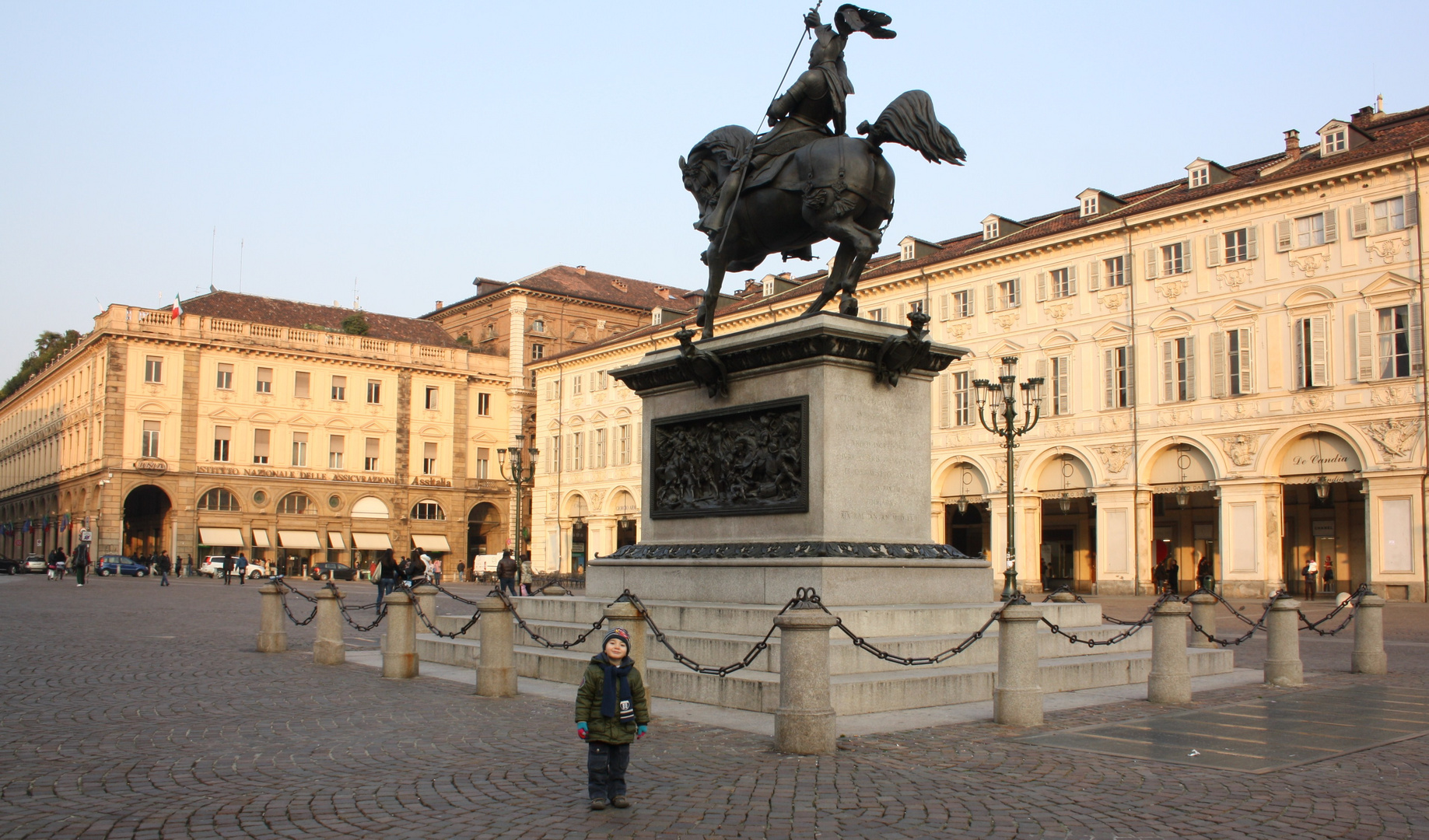 Mattia in Piazza San Carlo