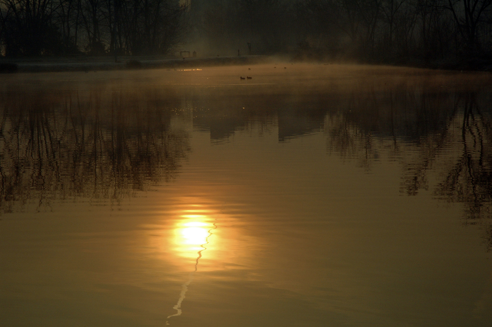 Mattino d'inverno-Riflessi