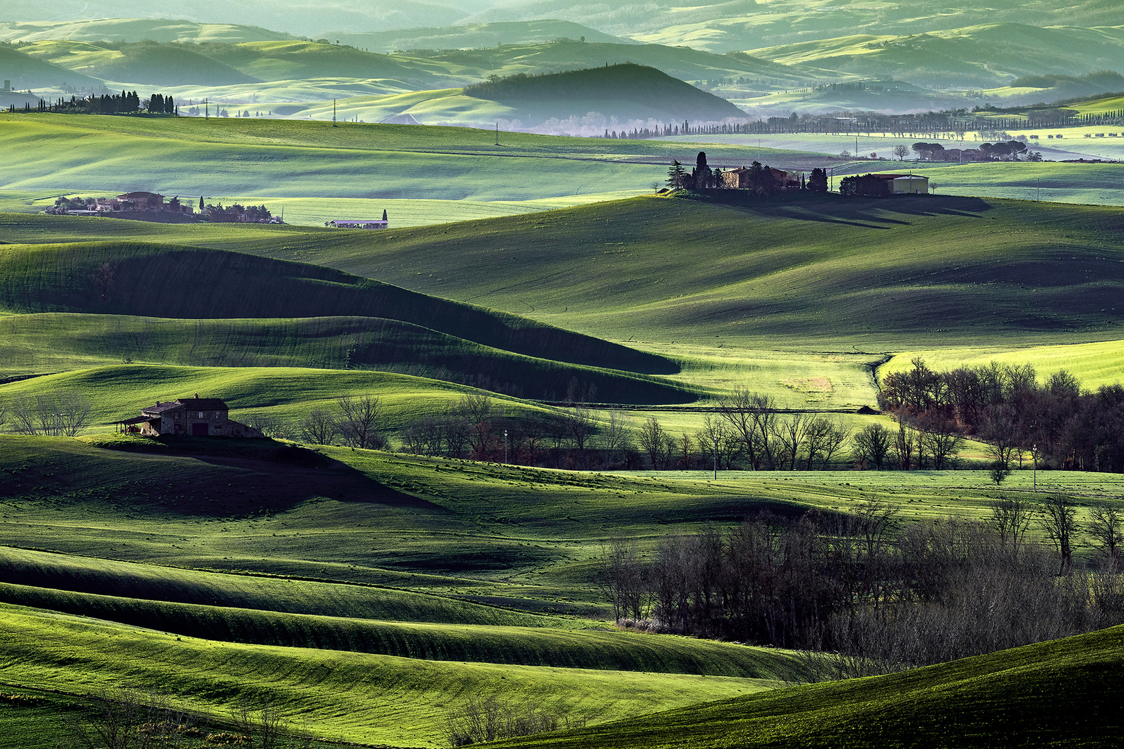 Mattino in val d'orcia