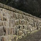 Mauer auf dem Hauptfriedhof in Dortmund