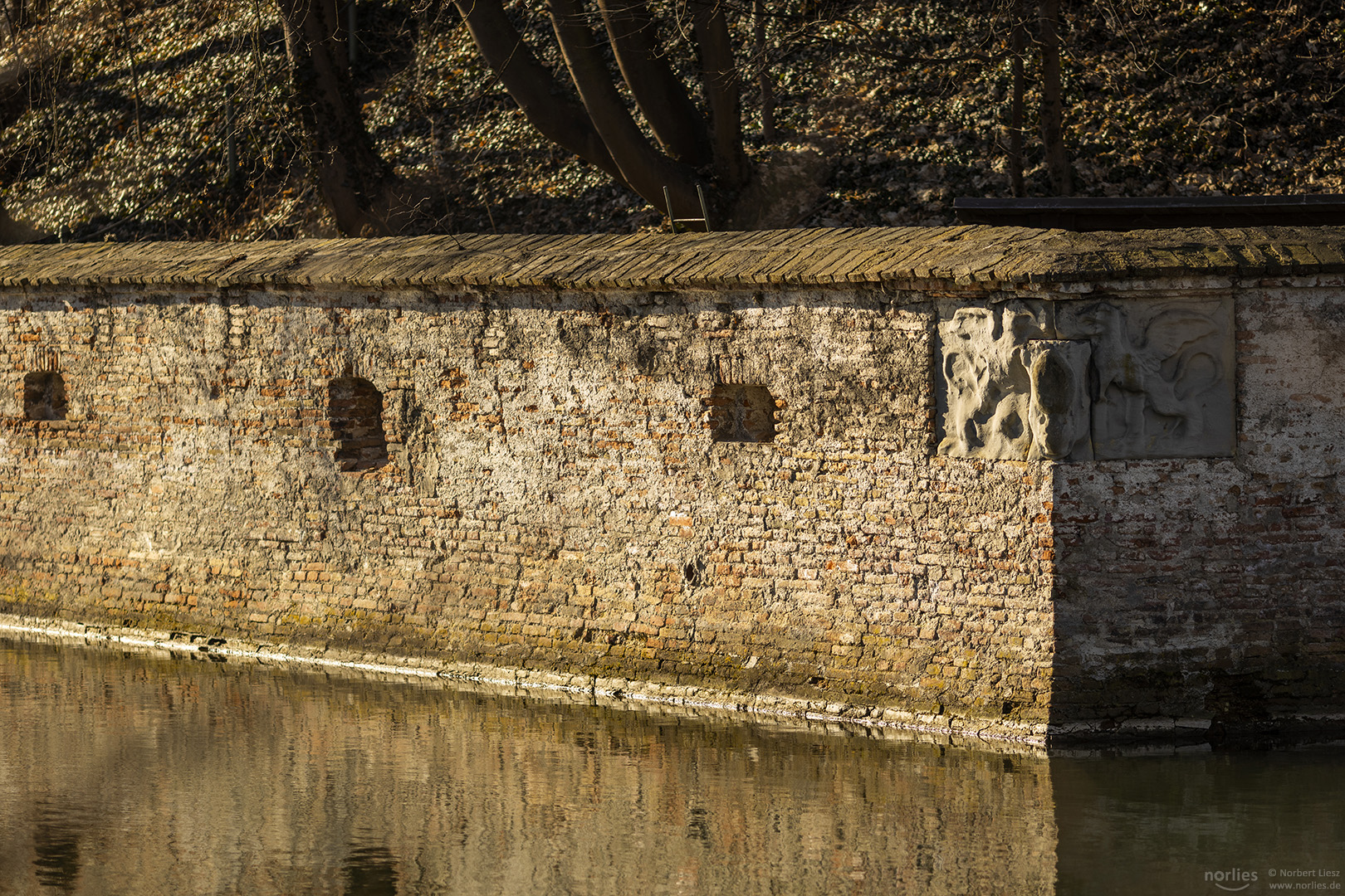 Mauer im Licht