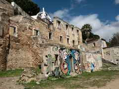 Mauer in Lissabon