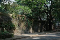 Mauer in Navi Mumbai