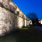 Mauer Linzer Schloss zur blauen Stunde